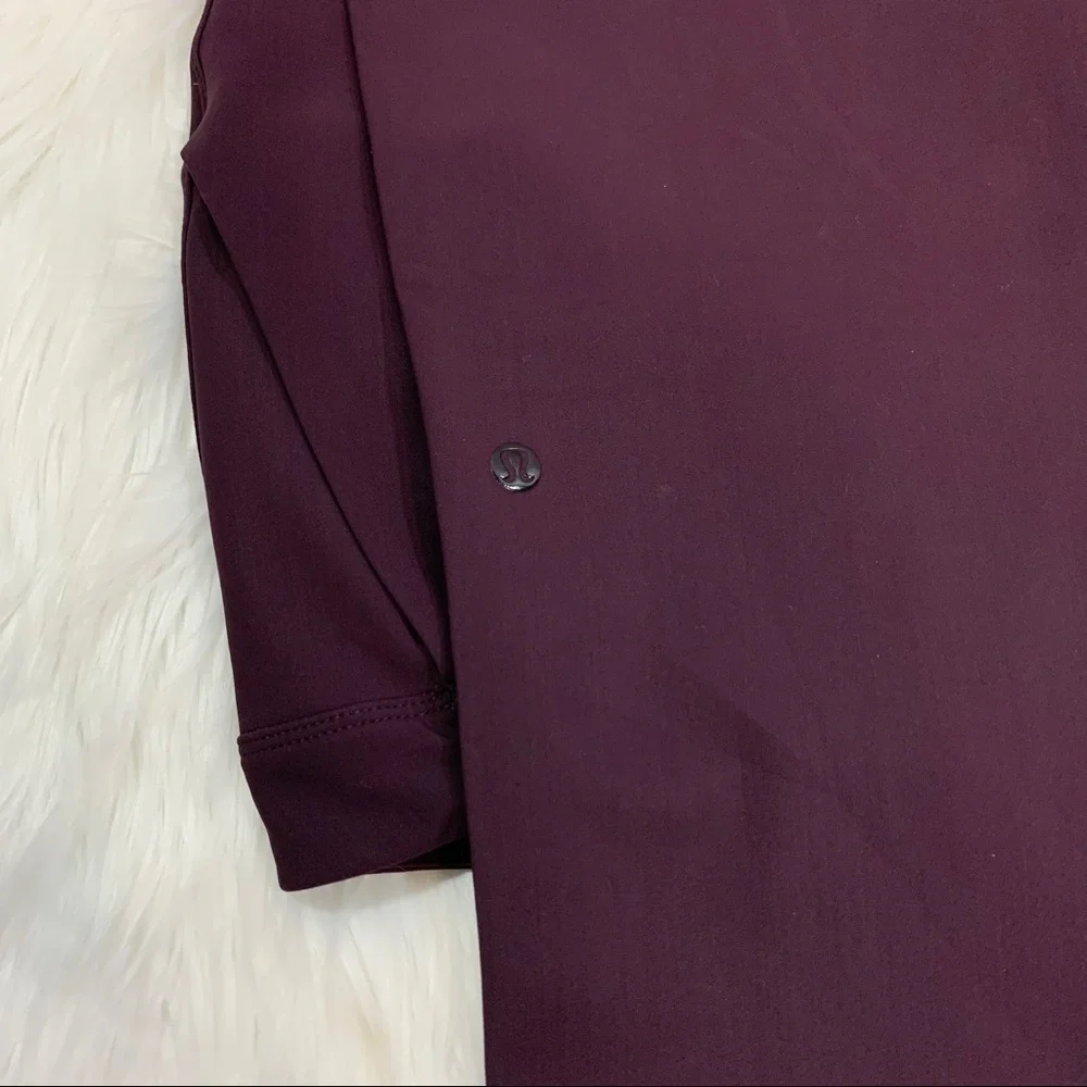 Lululemon Luxtreme Eggplant Cropped Ankle Pant